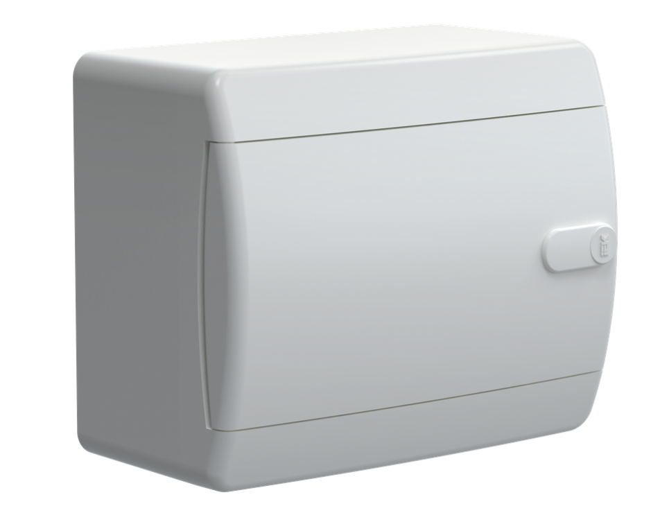 Корпус пластиковый навесной ЩРН-П-6 IP41 белая дверь UNION Compact IEK