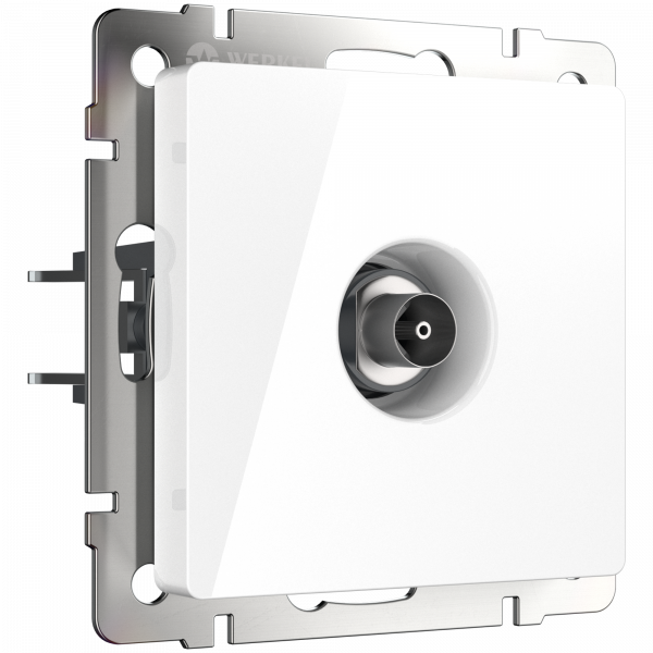 Werkel Розетка TV оконечная белый W1183001