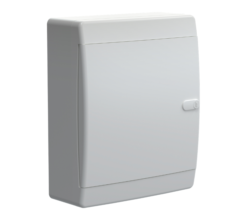 Корпус пластиковый навесной ЩРН-П-18 IP41 белая дверь UNION Compact IEK