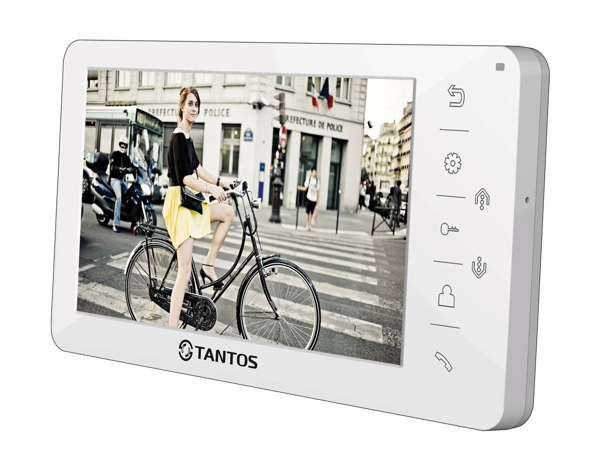 Tantos Amelie (White) Видеодомофон, дисплей TFT, цветной 7
