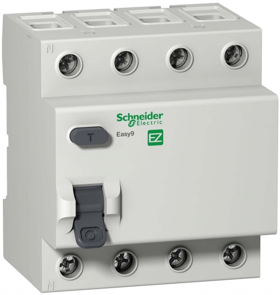 Выключатель дифференциального тока (УЗО) 4Р 40А 30мА AC Easy9 Schneider Electric
