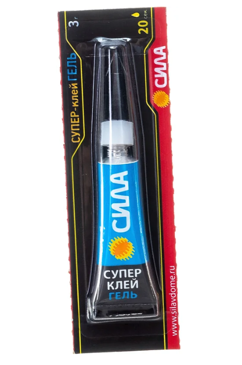 Клей-супер гель BL-12 SSGBL12-3 3 г. блистер СИЛА